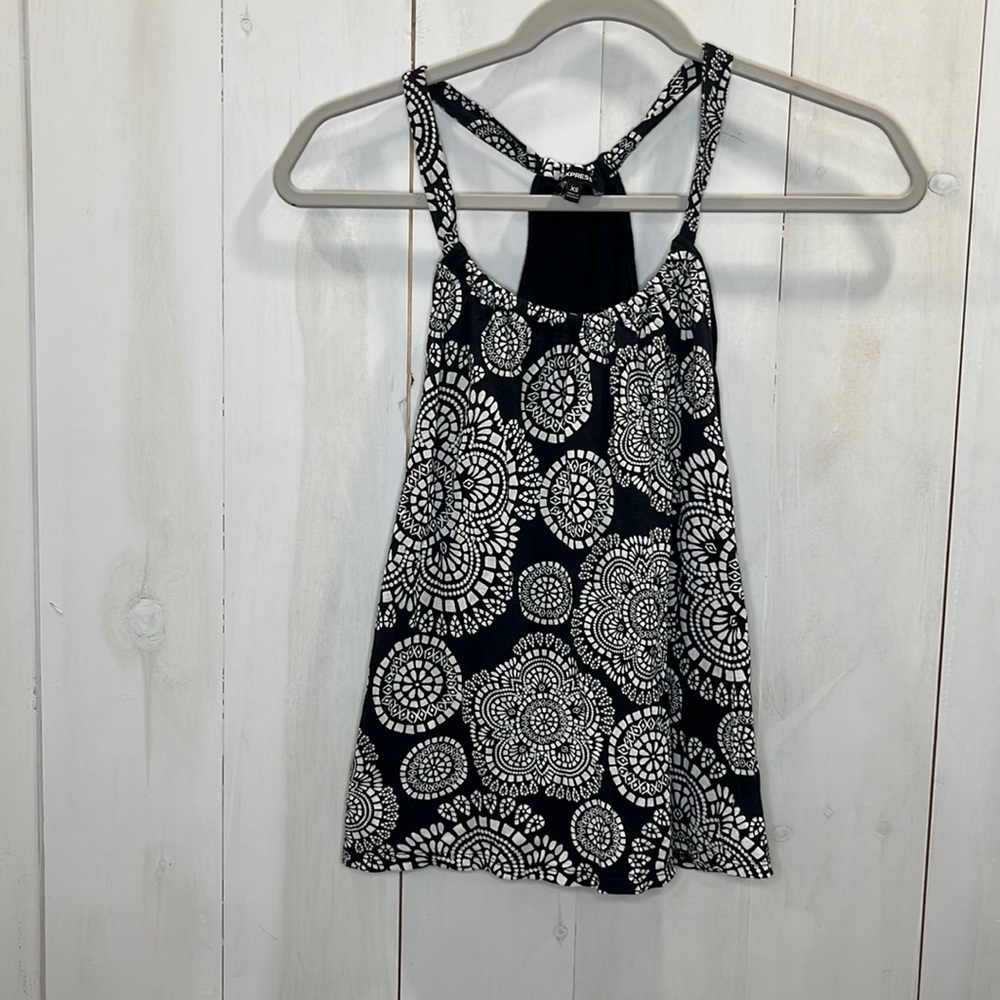 Express Printed Flowy tank top